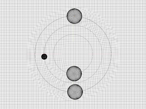 Physics Ball Loop Animation Modèle 3D