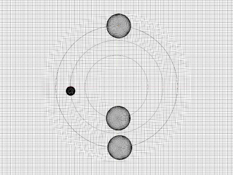 物理ボールループアニメーション 3Dモデル