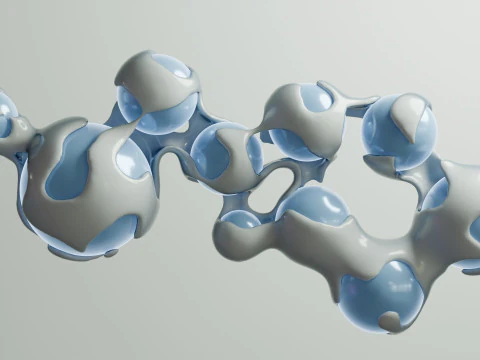 Abstrakcyjna animacja science-fiction Model 3D