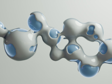 Abstract Sci-Fi Animation Model 3D