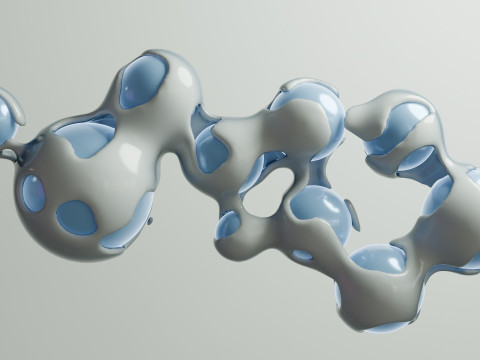 Abstract Sci-Fi Animation Model 3D