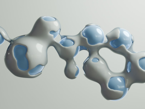 Abstract Sci-Fi Animation Model 3D