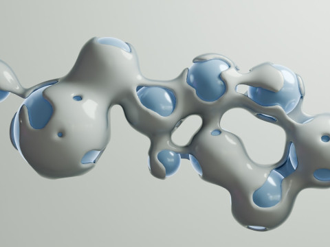 Abstract Sci-Fi Animation Model 3D