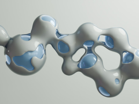 Abstract Sci-Fi Animation Model 3D