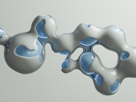 Abstract Sci-Fi Animation Model 3D