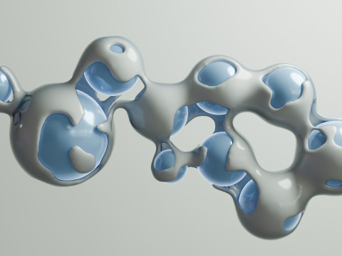 Abstract Sci-Fi Animation Model 3D