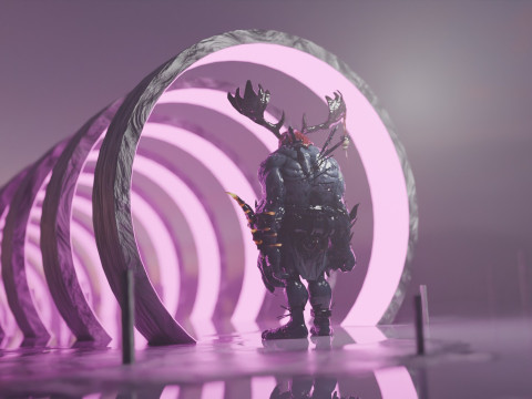 Sci-Fi Environment Animation 3D मॉडल
