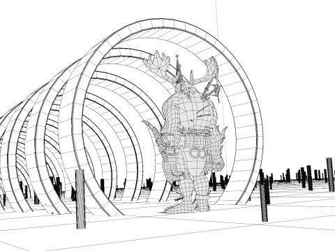 Sci-Fi Environment Animation 3Dモデル