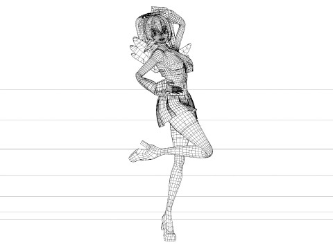 Nigoriri - Liliel 3D 模型