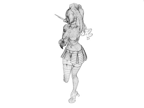 Nigoriri - Liliel 3D 模型