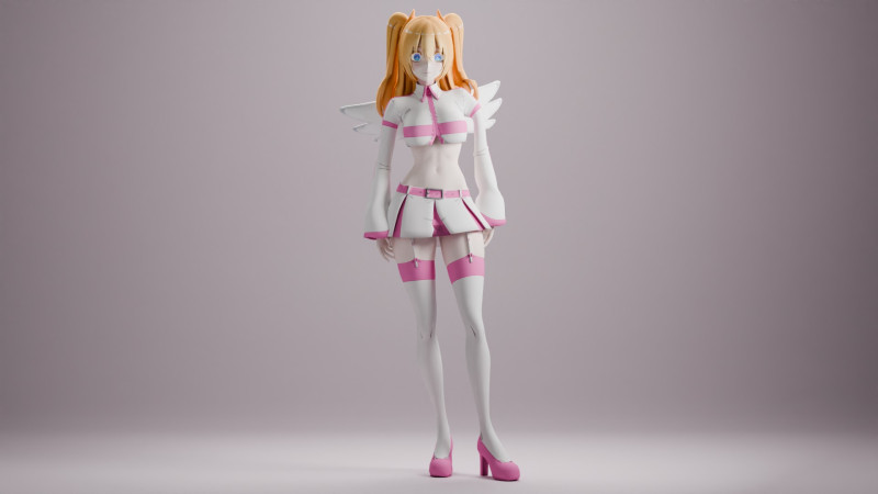 Nigoriri - Liliel Animation Model 3D .c4d .max .obj .3ds .fbx .stl .blend