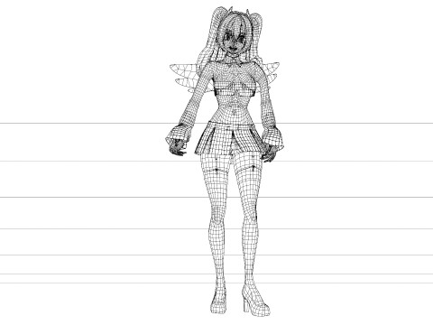 Nigoriri - Liliel Animation Model 3D