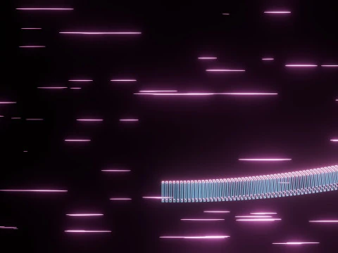 Abstract Torus Animation 3D Model