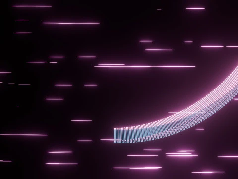 Abstract Torus Animation 3D Model