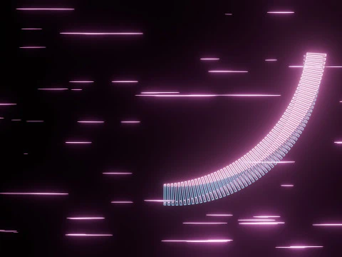 Abstract Torus Animation 3D Model