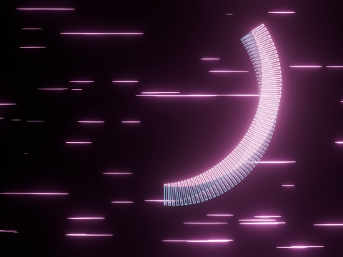 Abstract Torus Animation 3D 모델