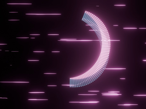 Abstract Torus Animation 3D 모델