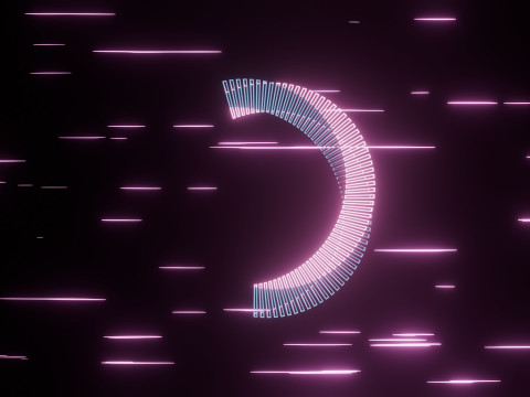 Abstract Torus Animation 3D 모델
