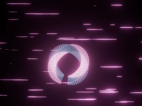 Abstract Torus Animation 3D Model