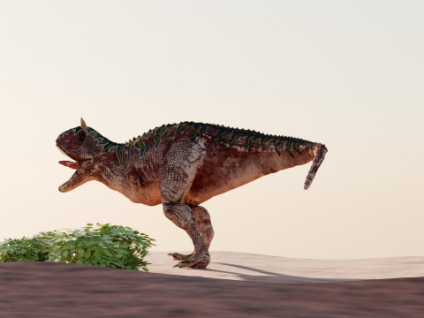 Dinosaur Scene Environment Model 3D