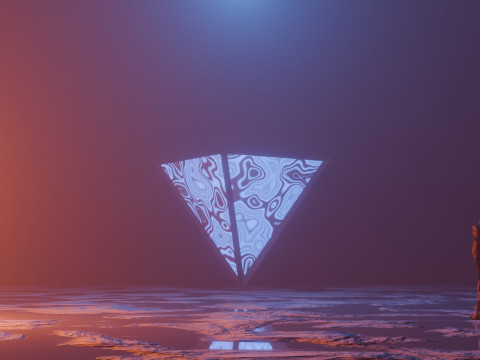 Sci-Fi Lighting Objects Animation 3D मॉडल