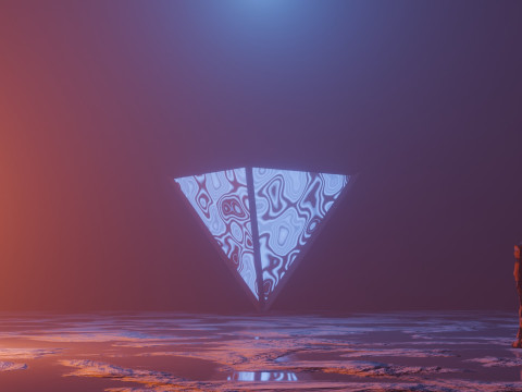 Sci-Fi Lighting Objects Animation 3D मॉडल
