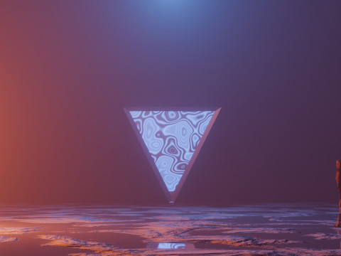Sci-Fi Lighting Objects Animation 3D मॉडल