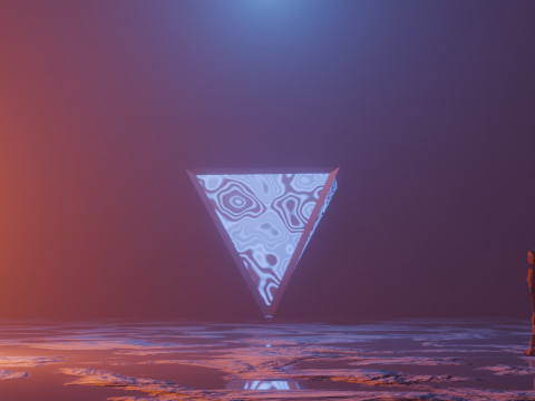 Sci-Fi Lighting Objects Animation 3D मॉडल
