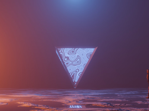 Sci-Fi Lighting Objects Animation 3D मॉडल