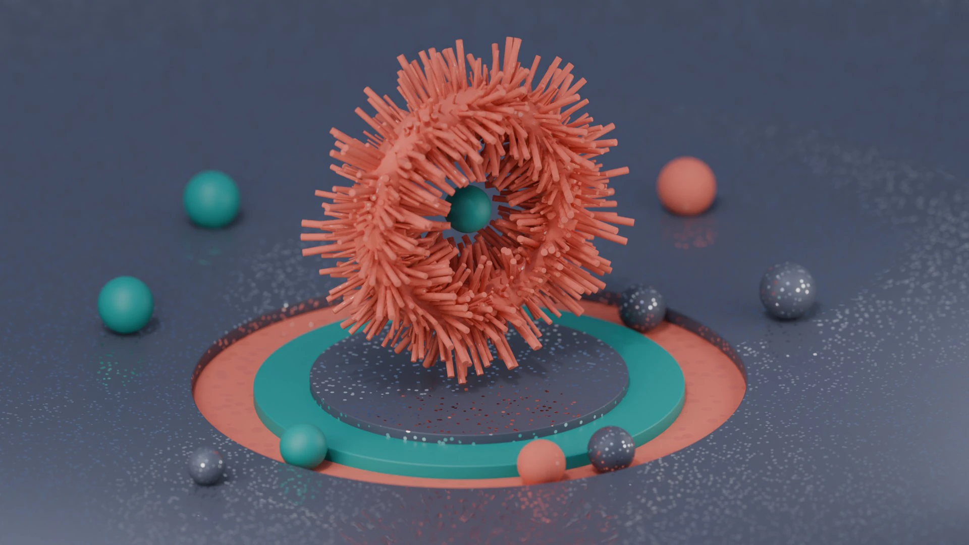 Satisfying Alien Loop Animation 3D Model .c4d .max .obj .3ds .fbx .stl .blend 