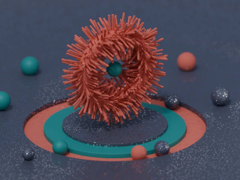 Satisfying Alien Loop Animation 3D Model