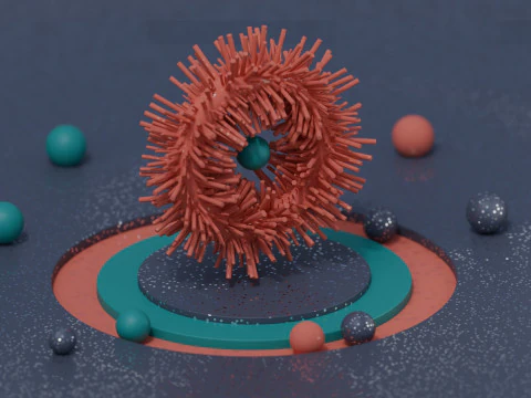 Satisfying Alien Loop Animation 3D Model