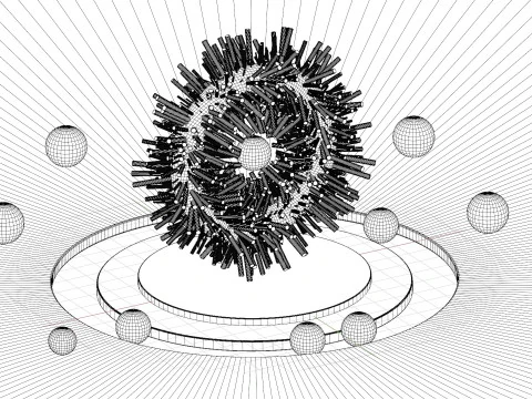 Satisfying Alien Loop Animation 3D Model
