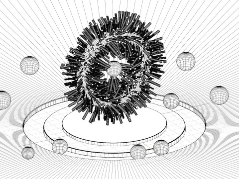 Satisfying Alien Loop Animation 3D Model