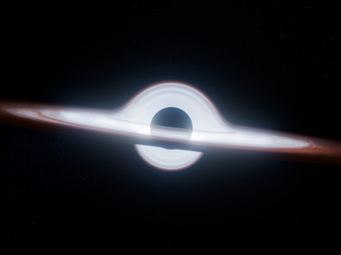 Black Hole Scene Animation 3D Модель
