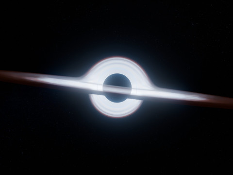 Black Hole Scene Animation Modello 3D