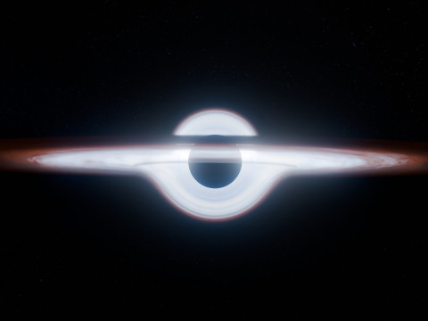 Black Hole Scene Animation Modello 3D