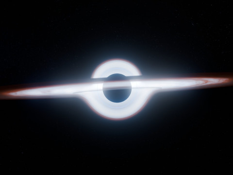 Black Hole Scene Animation Modello 3D