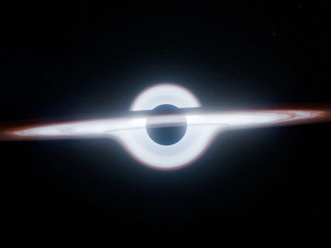 Black Hole Scene Animation 3D Model