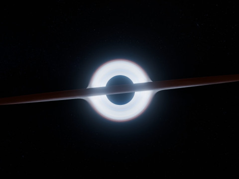 Black Hole Scene Animation Modello 3D