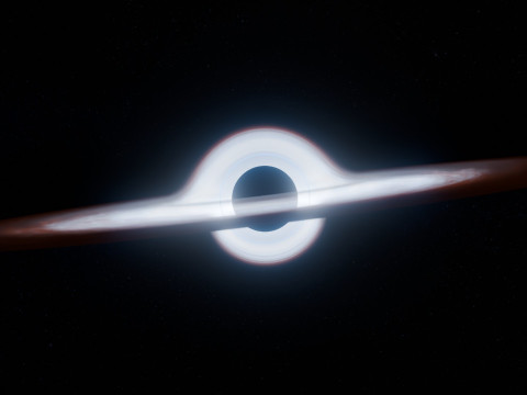 Black Hole Scene Animation Modello 3D
