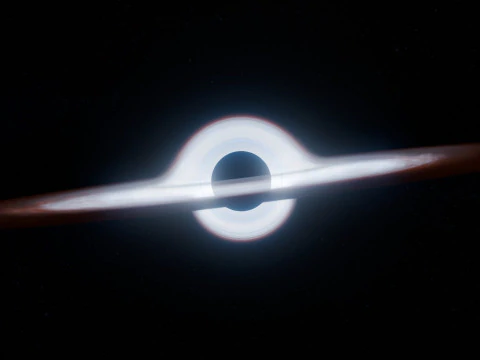 Black Hole Scene Animation 3D Model