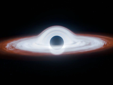 Black Hole Scene Animation 3D Model