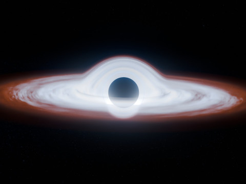 Black Hole Scene Animation Modello 3D