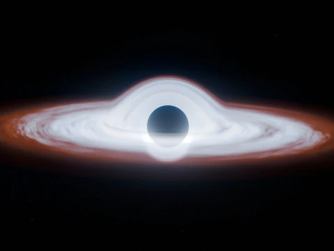 Black Hole Scene Animation 3D Model