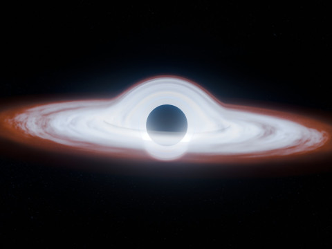 Black Hole Scene Animation Modello 3D