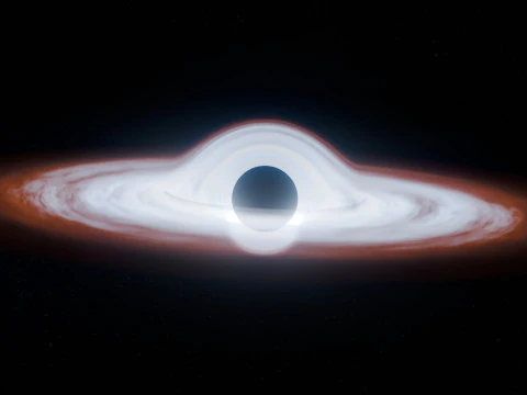 Black Hole Scene Animation 3D Model