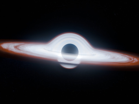 Black Hole Scene Animation Modello 3D