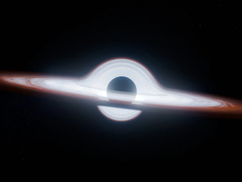 Black Hole Scene Animation 3D Model