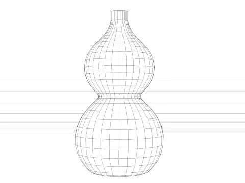 Botella de calabaza Modelo 3D